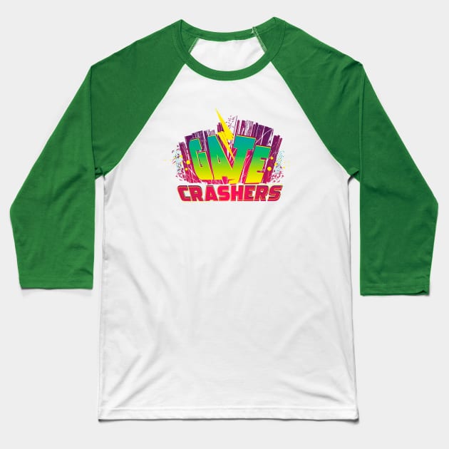 GateCrashers Logo Baseball T-Shirt by GateCrashers